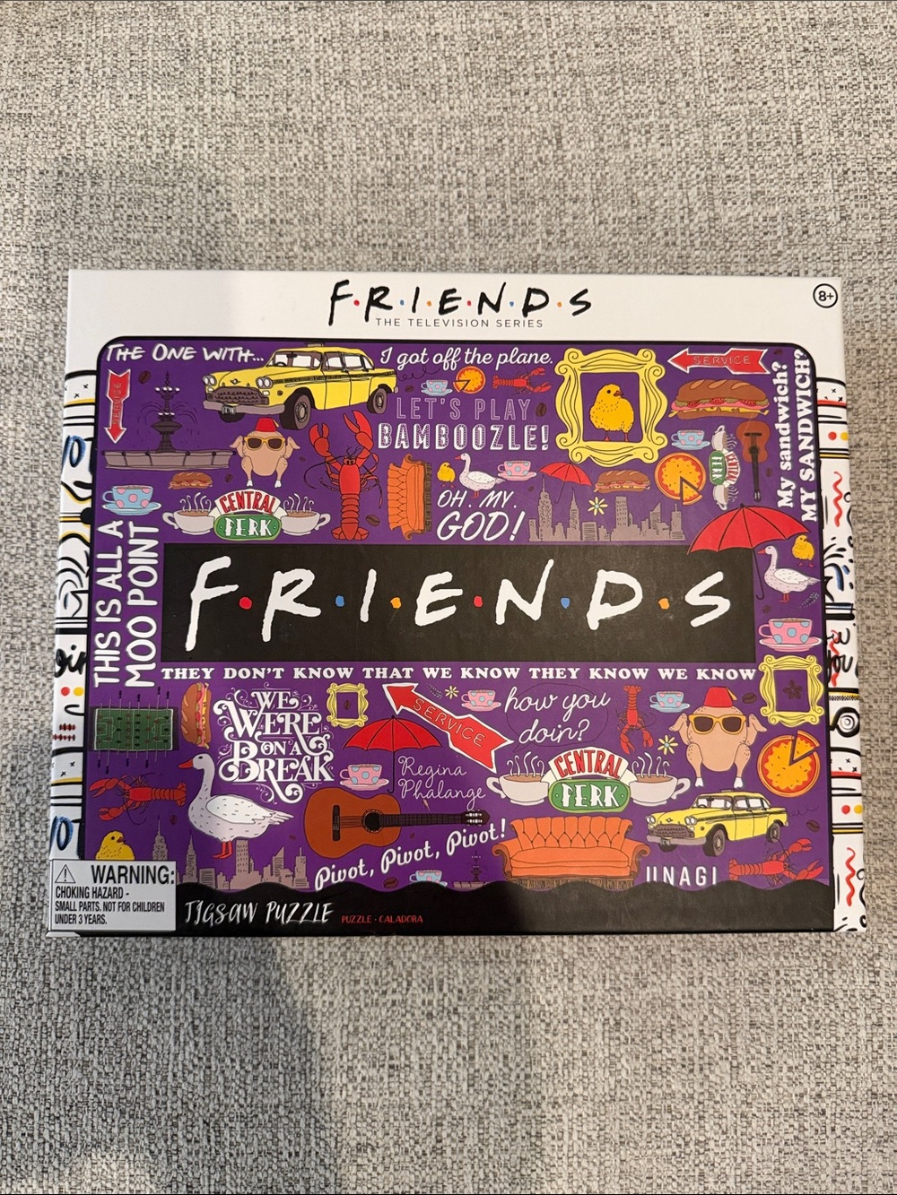 Paladone FRIENDS TV Series Logo Purple Collage Puzzle